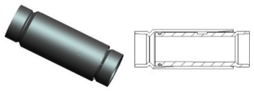 4" ABS EXPANSION JOINT H X H