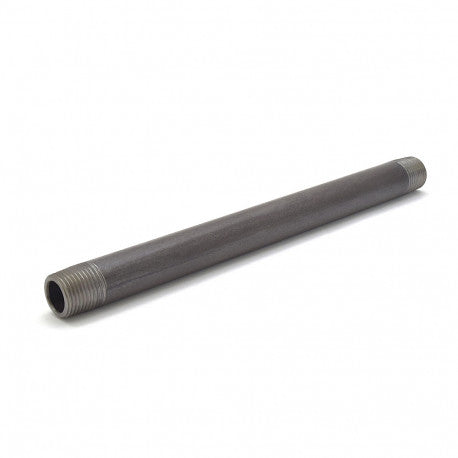 1/2" x 10" Black Pipe Nipple