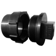 2" ABS CLEAN OUT ADAPTOR WITH PLUG