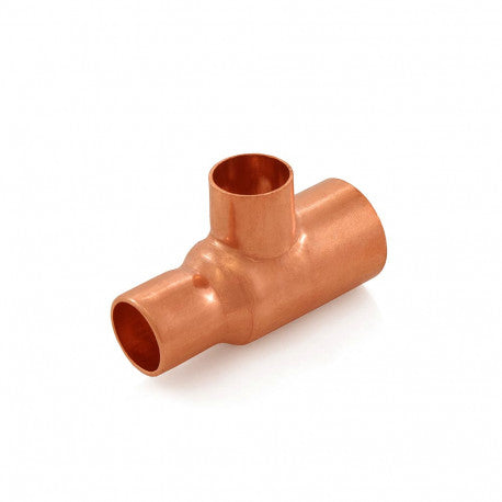 3/4" x 1/2" x 3/4" Copper Tee