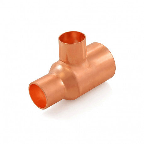 1-1/4" x 3/4" x 3/4" Copper Tee