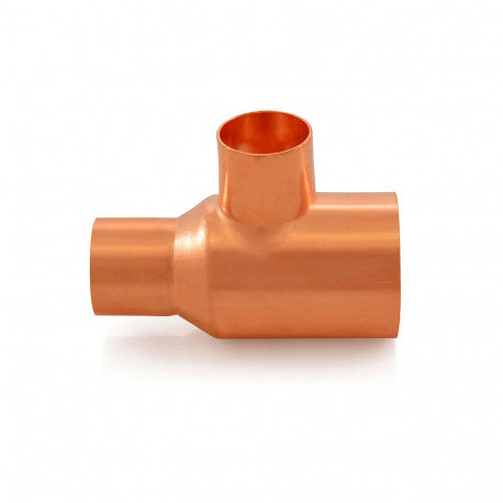 1-1/4" x 3/4" x 3/4" Copper Tee