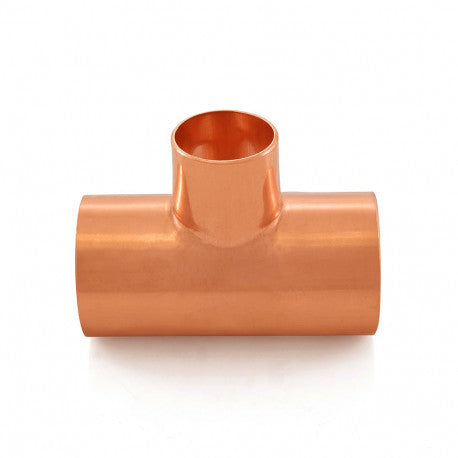 1-1/2" x 1-1/2" x 1" Copper Tee