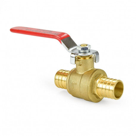 1" PEX Brass Ball Valve, Full Port