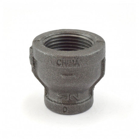 1" x 1/2" Black Coupling